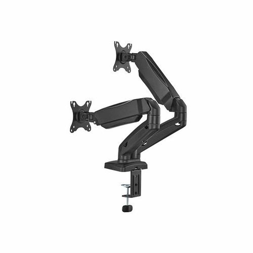 SMAAT Mechnical Spring Dual Monitor Arm - SDA402BK